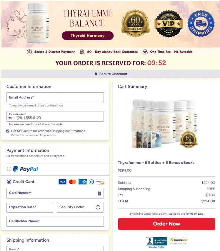 ThyraFemme Balance official website